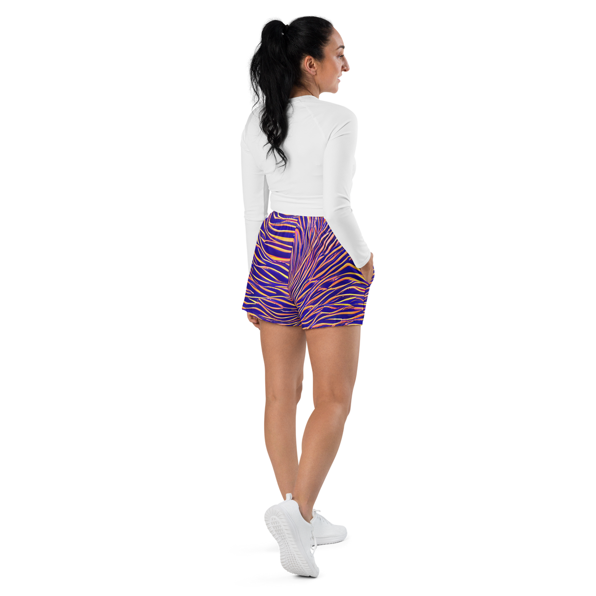 Women’s Athletic Shorts - Vortex Strands