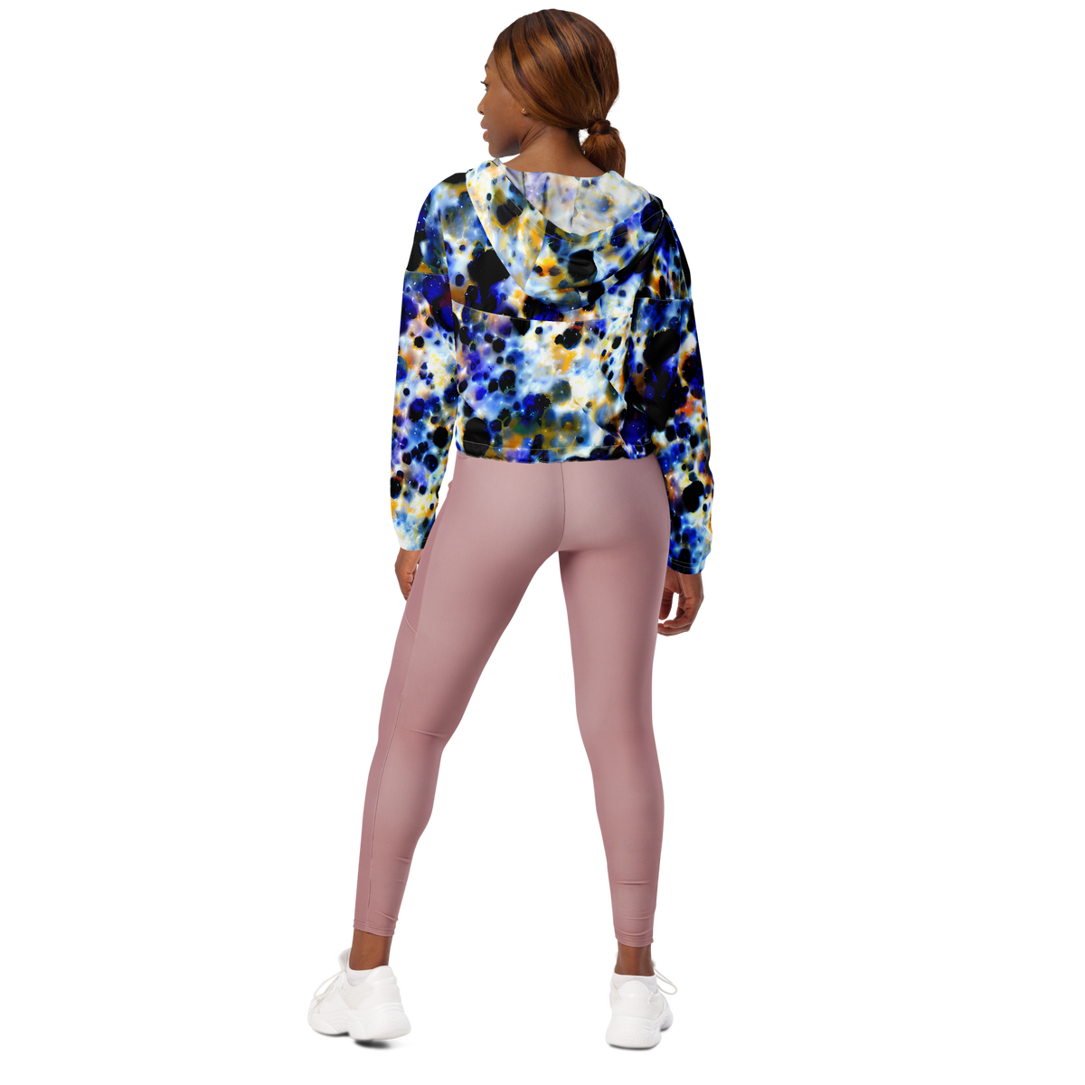Women's Cropped Windbreaker - Tarbell Haze