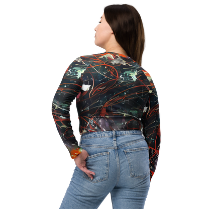 Long Sleeve Crop Top - Chaos Canvas