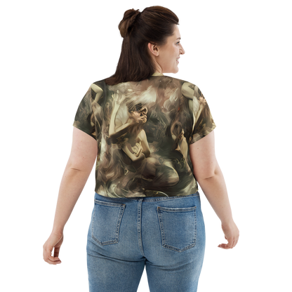 Women's Crop Tee - Ceramic Swirl