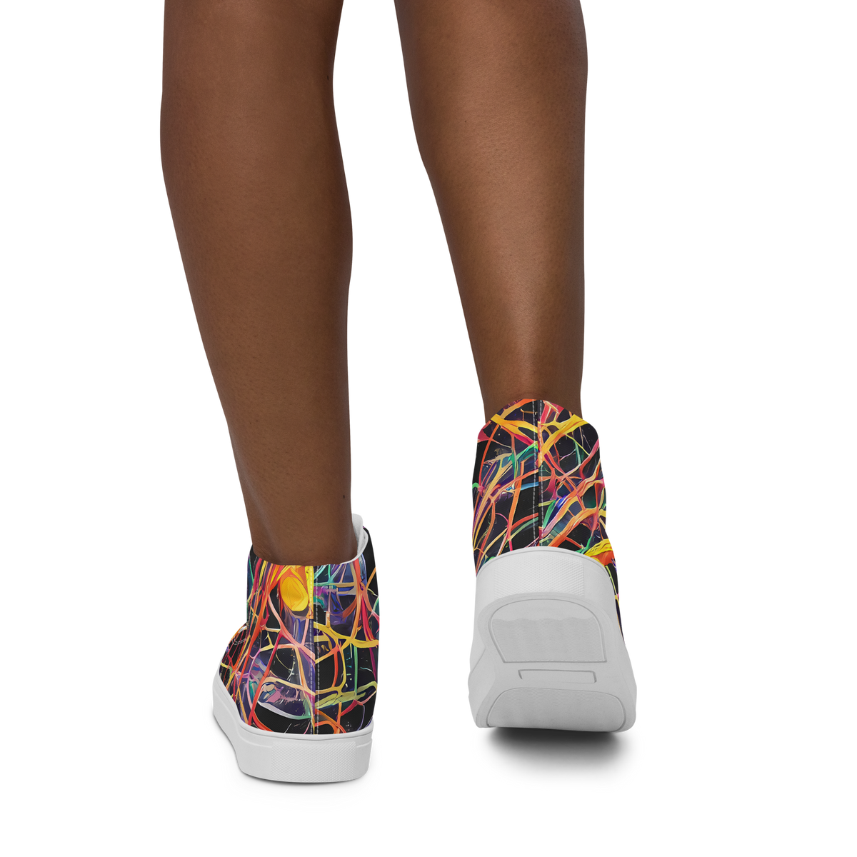 Women's High Top Canvas Shoes - Acconci Twirl