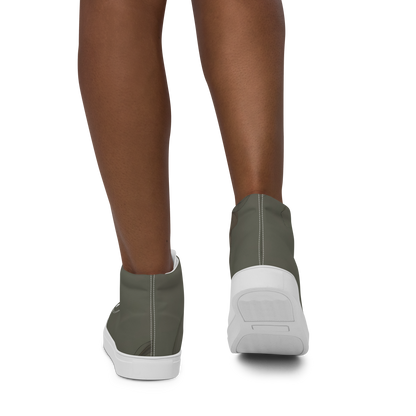 Women's High Top Canvas Shoes - Valsecchi's Veil