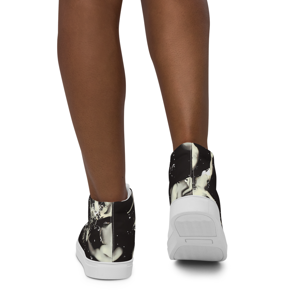Women's High Top Canvas Shoes - Newton's Silhouette