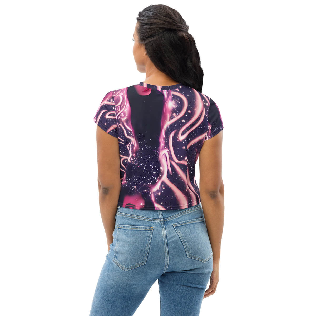 Women's Crop Tee - Stardust Siren