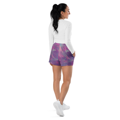 Women’s Athletic Shorts - Dreamscape Swirl