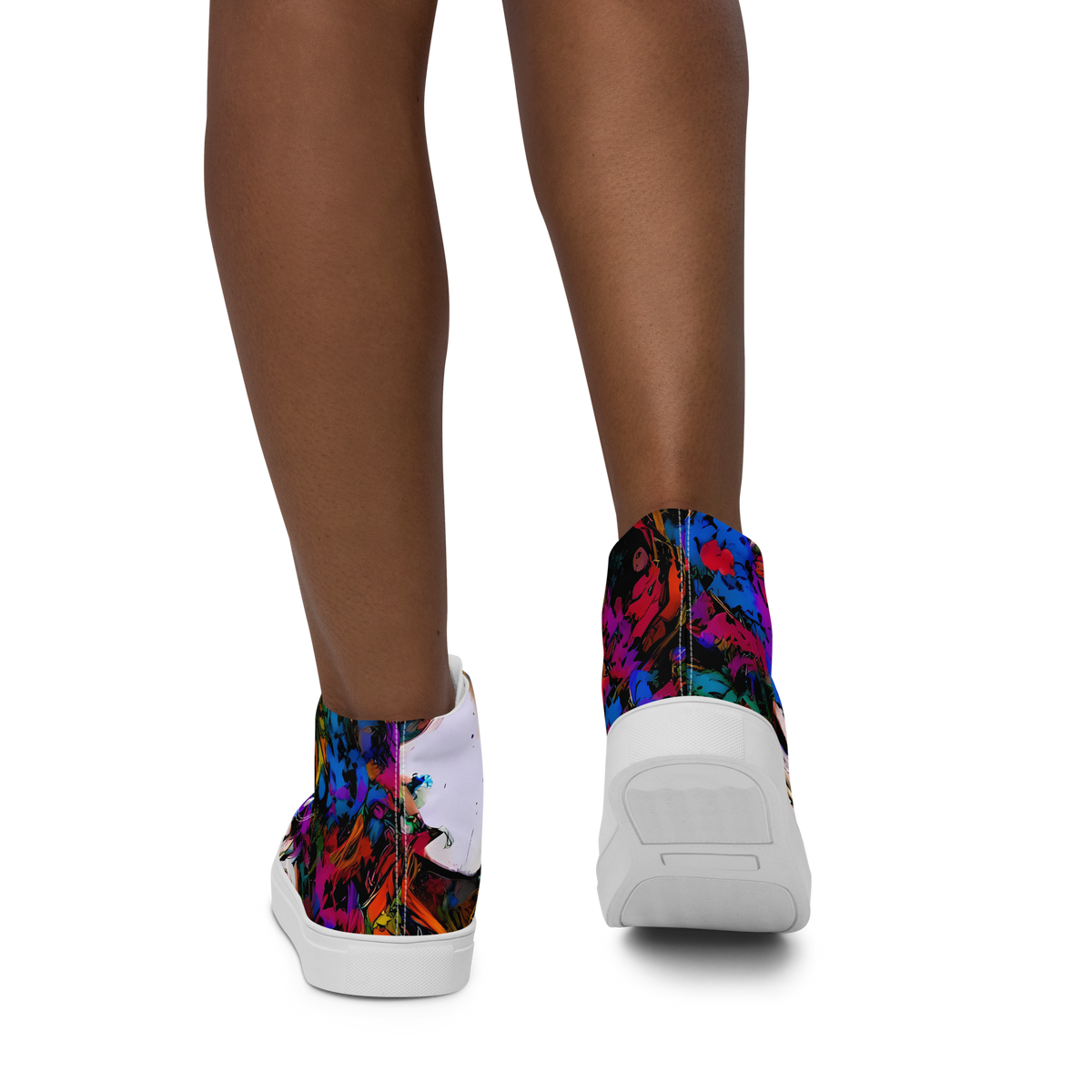 Women's High Top Canvas Shoes - Sultry Smoke