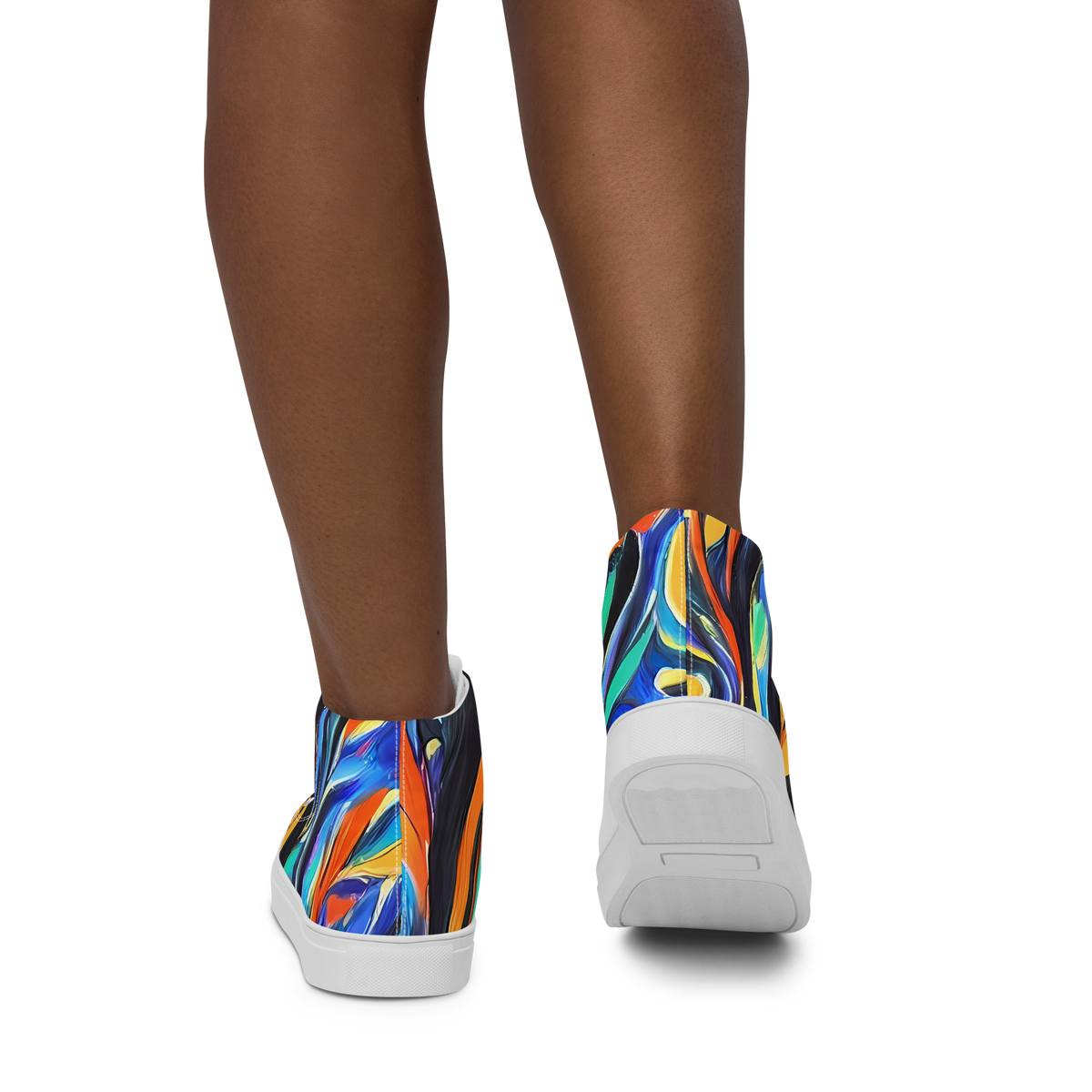 Women's High Top Canvas Shoes - Carr's Whirl