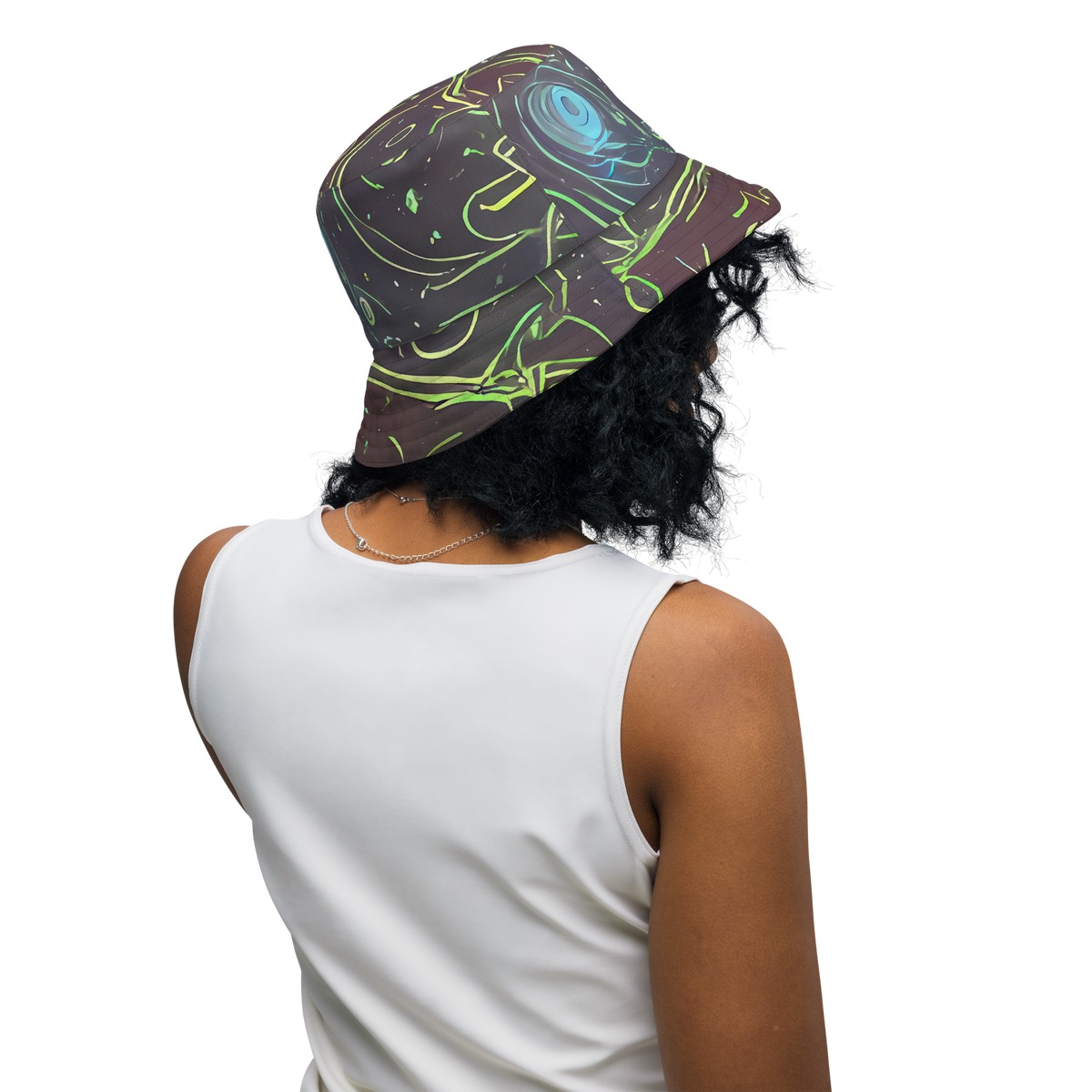 Reversible Bucket Hat - Starfield Scrolls