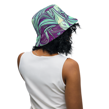 Reversible Bucket Hat - Temple Swirls