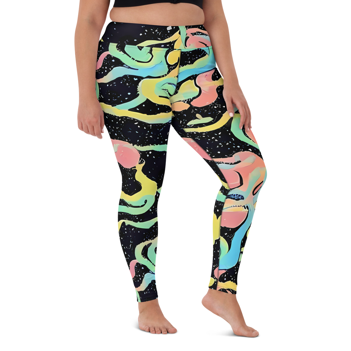Yoga Leggings - Mcguire Wavelength