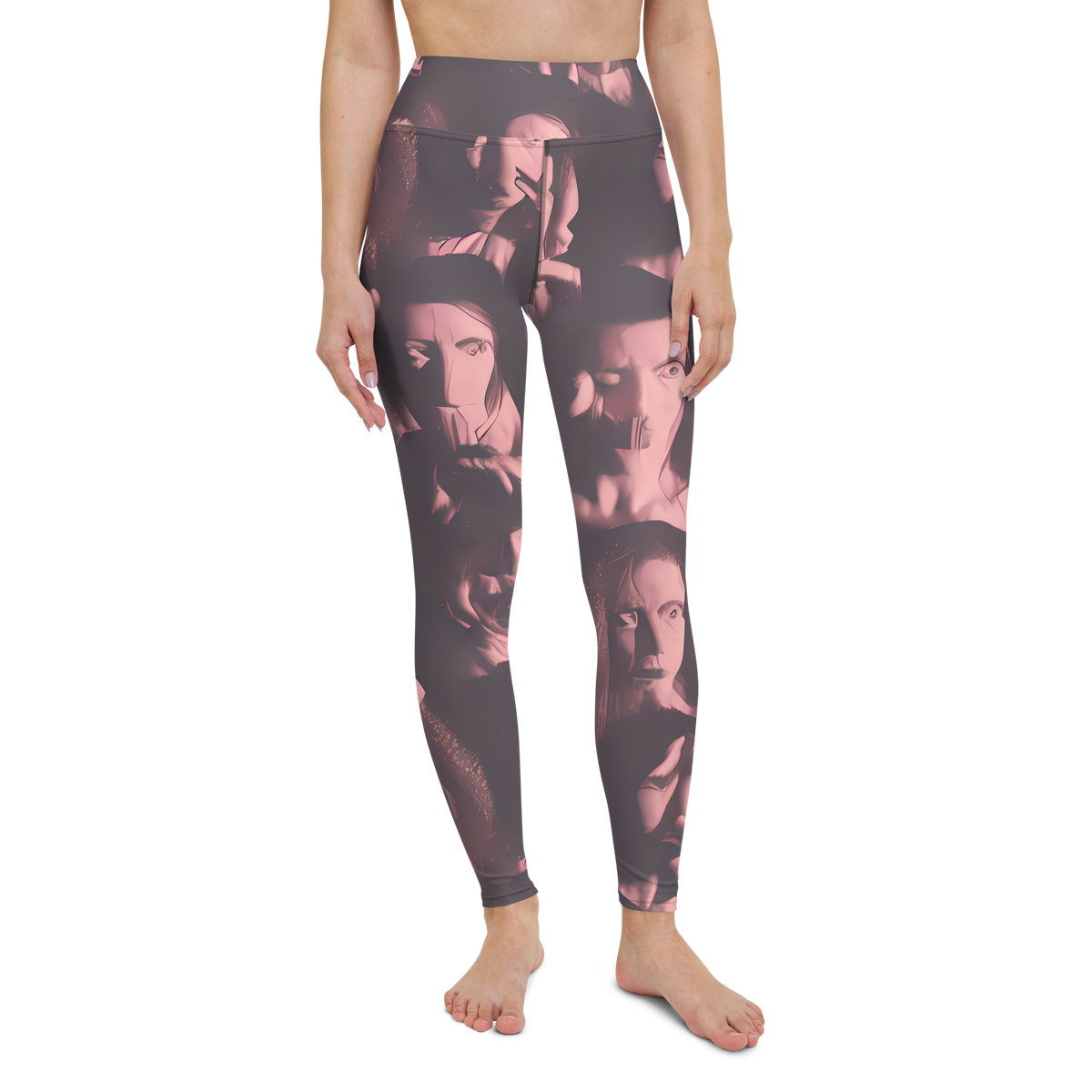 Yoga Leggings - Portrait Whispers