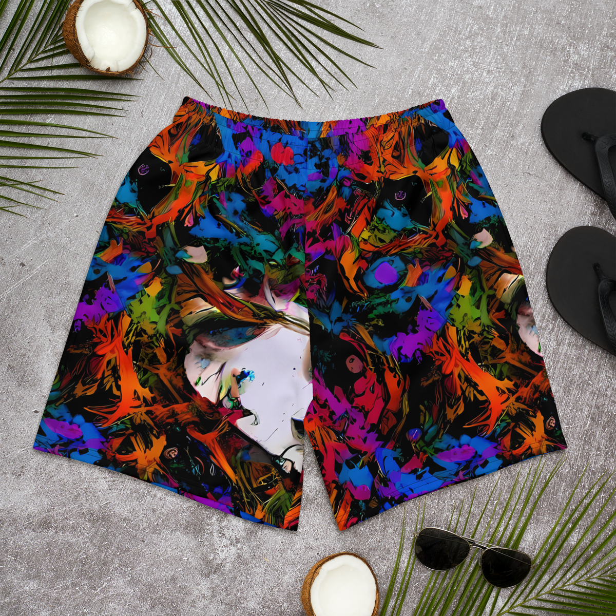 Men's Athletic Shorts - Sultry Smoke