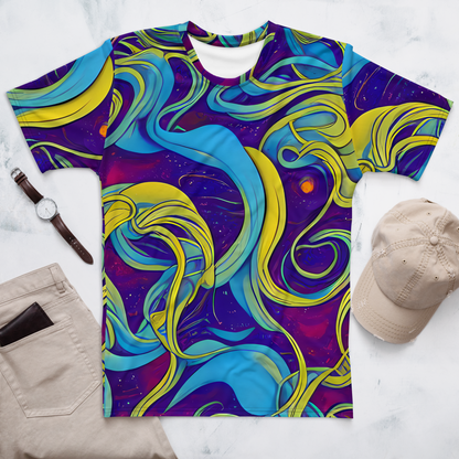 Men's Crew Neck T-Shirt - Stellar Swirls
