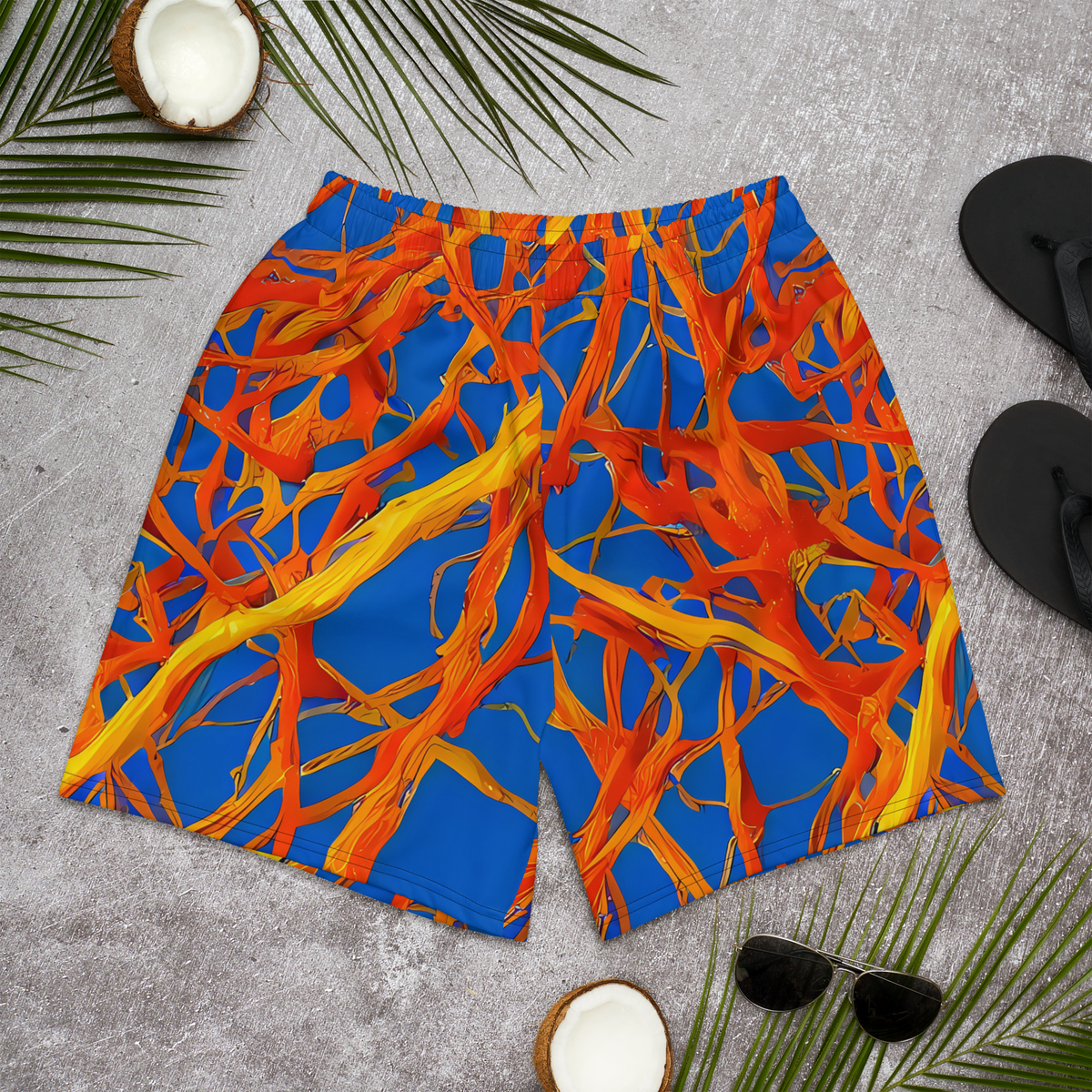 Men's Athletic Shorts - Vivid Plexus