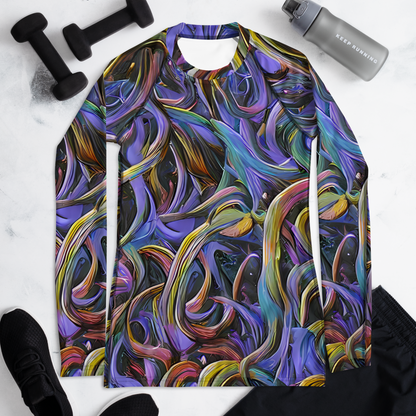 Women's Rash Guard - Tanning Twirl