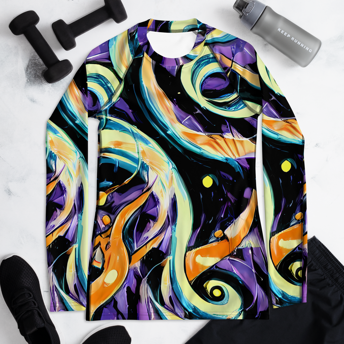 Women's Rash Guard - Dorothy's Whirl