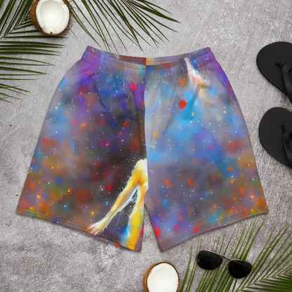 Men's Athletic Shorts - Impressionist Drift