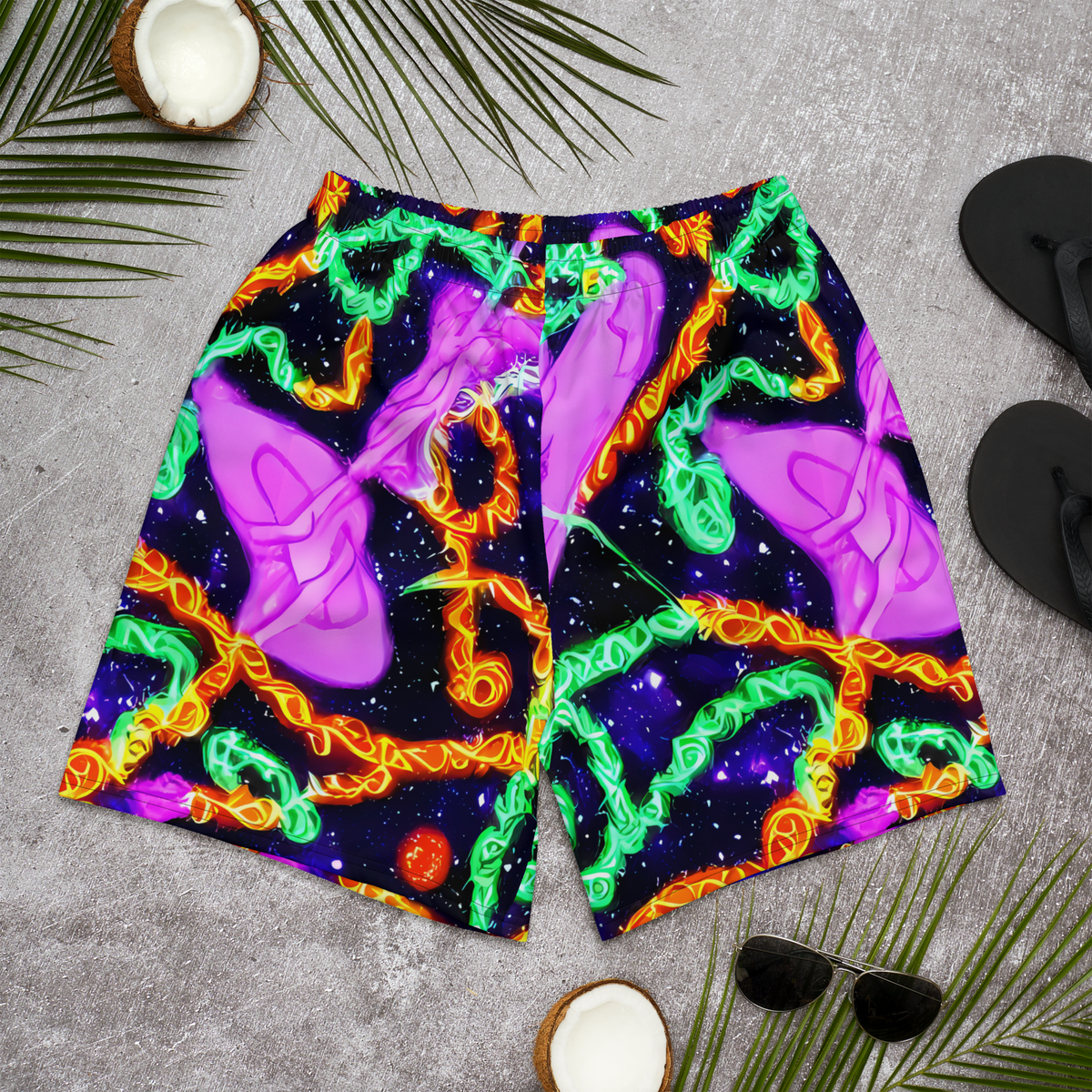 Men's Athletic Shorts - Enckell's Nebula