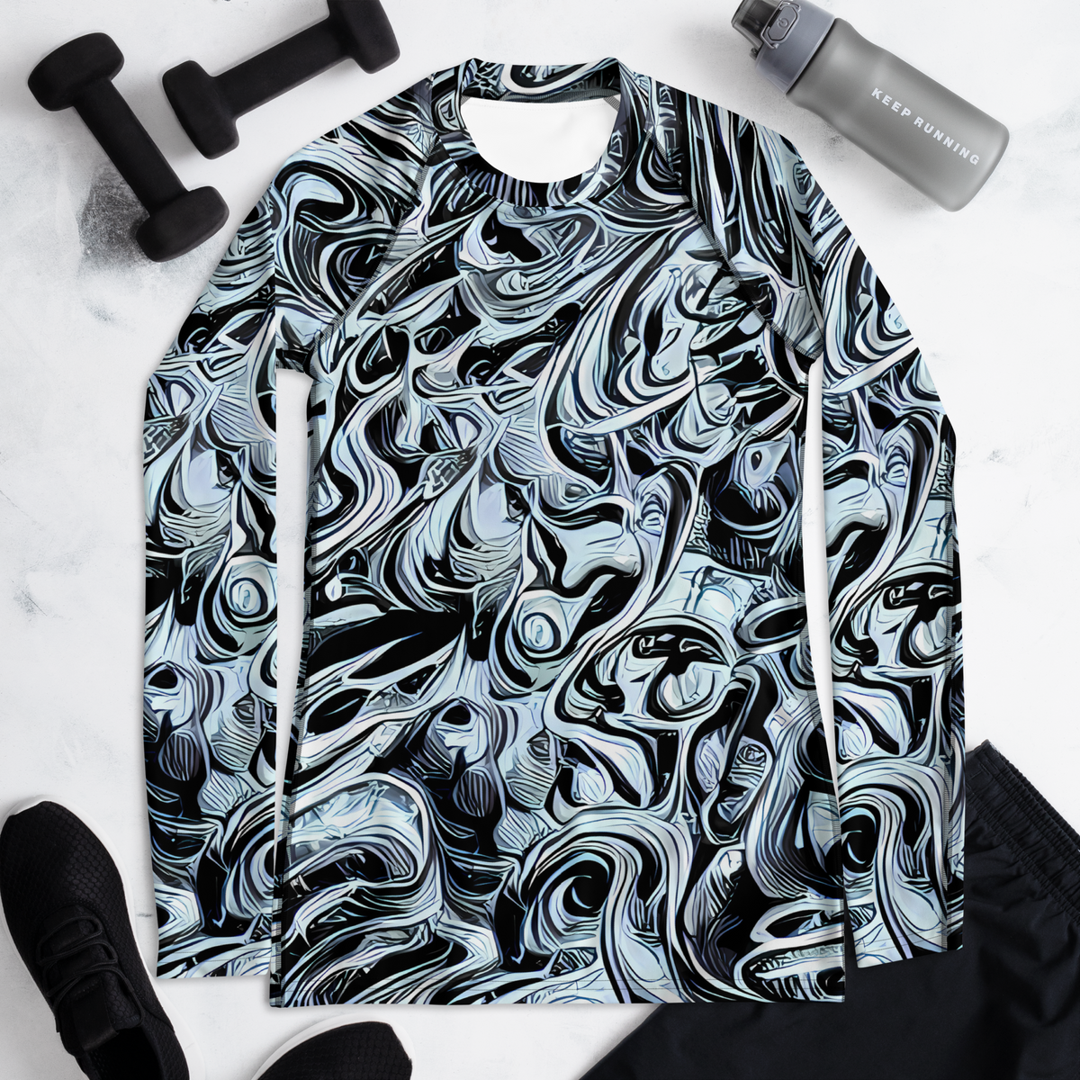 Women's Rash Guard - Horkey's Nebula