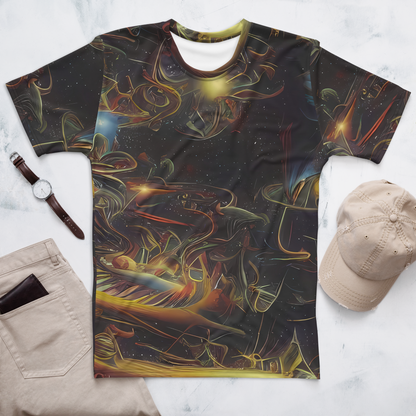 Men's Crew Neck T-Shirt - Galactic Swirl