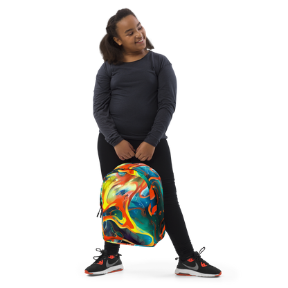 Minimalist Backpack - Cecily’S Swirl