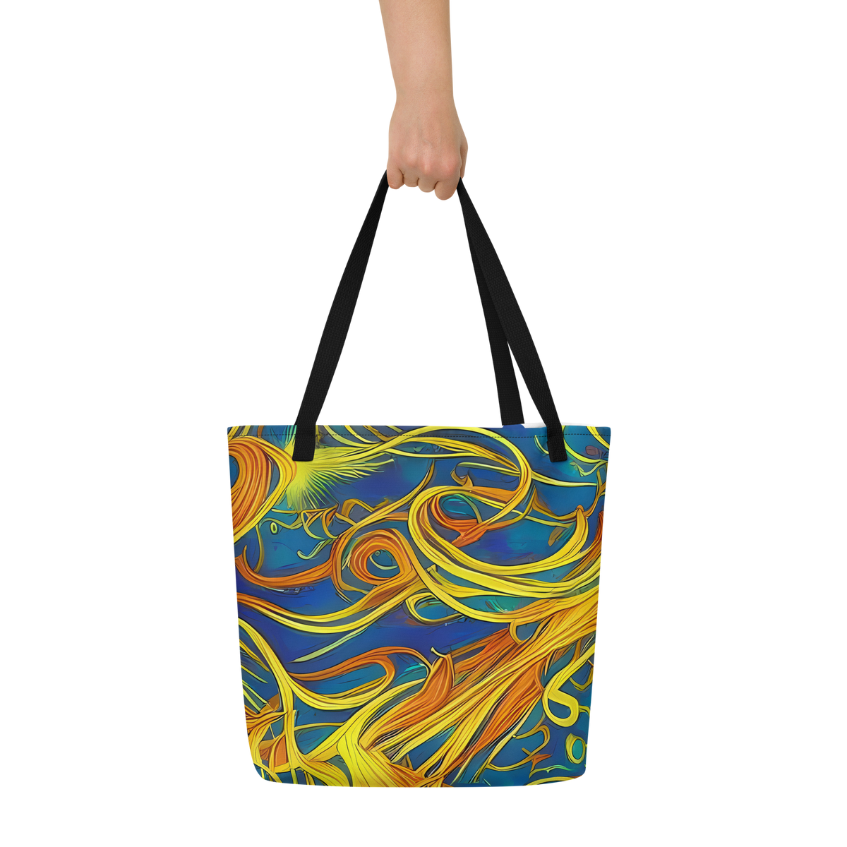 Large Tote Bag w/ Pocket - Morgan's Entwined