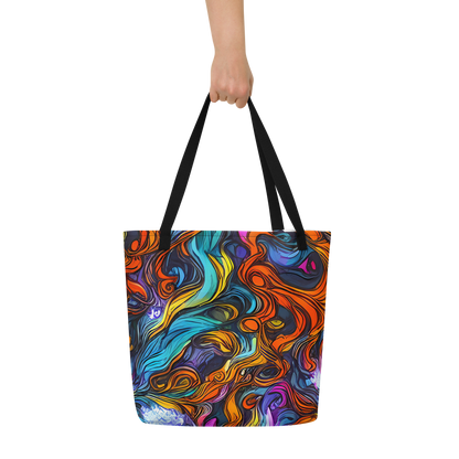 Large Tote Bag w/ Pocket - Guiard's Whirl