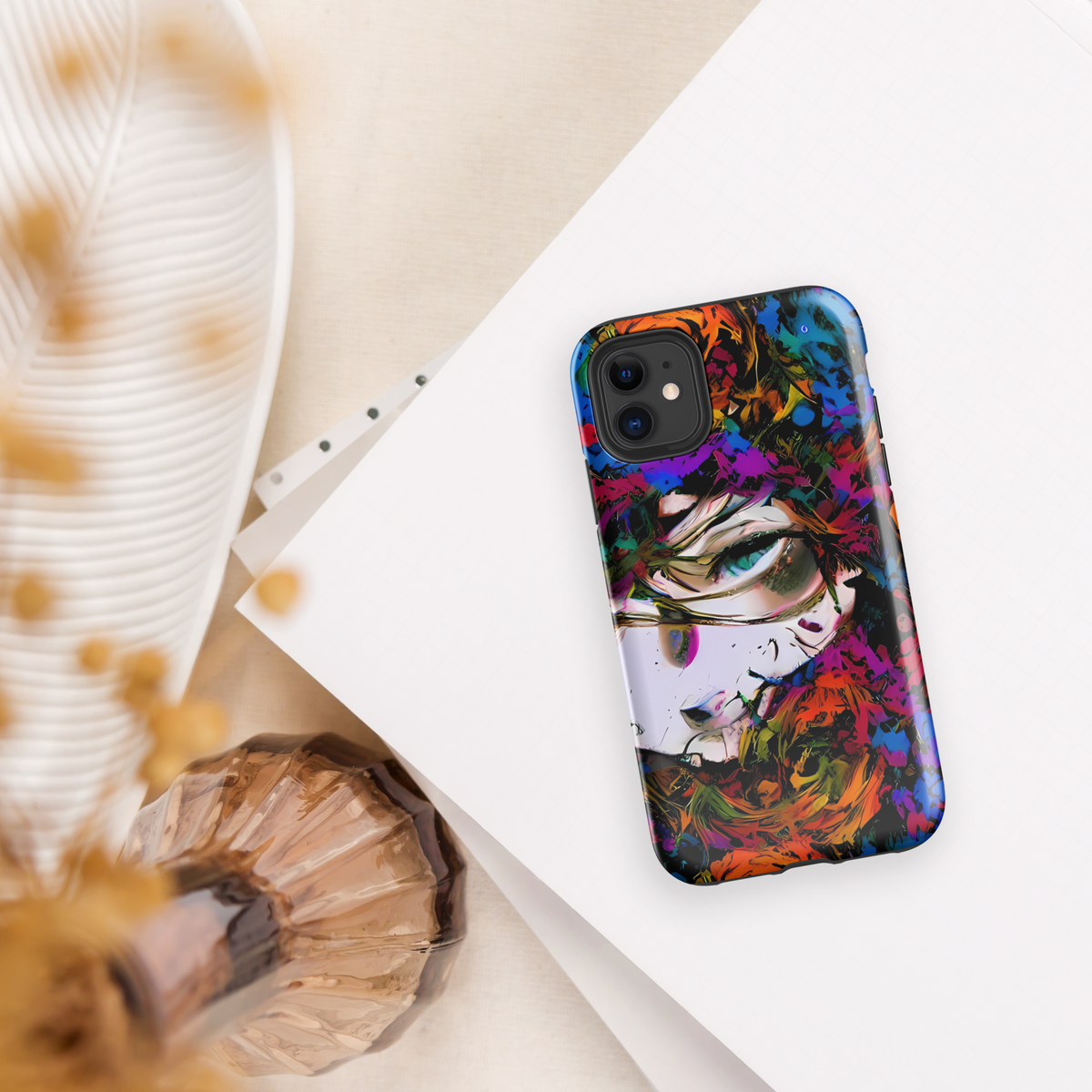 Tough Case for iPhone® - Sultry Smoke