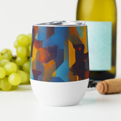 Wine Tumbler - Cubist Dusk
