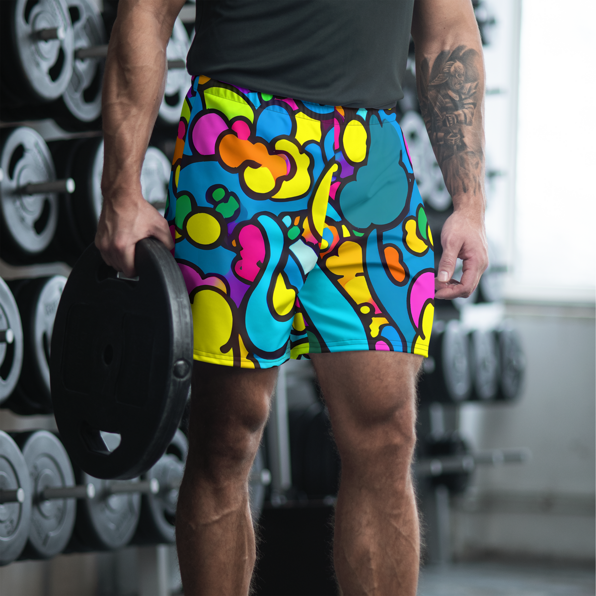 Men's Athletic Shorts - Pop Playland