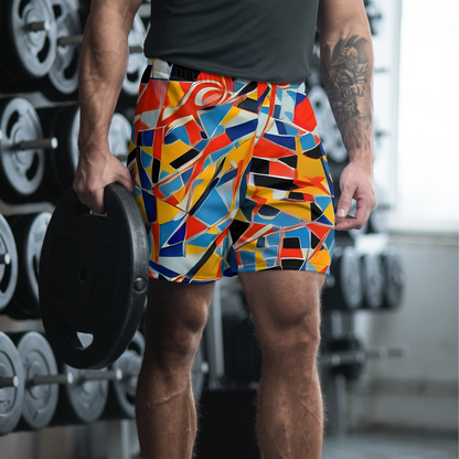 Men's Athletic Shorts - Abstract Mingle
