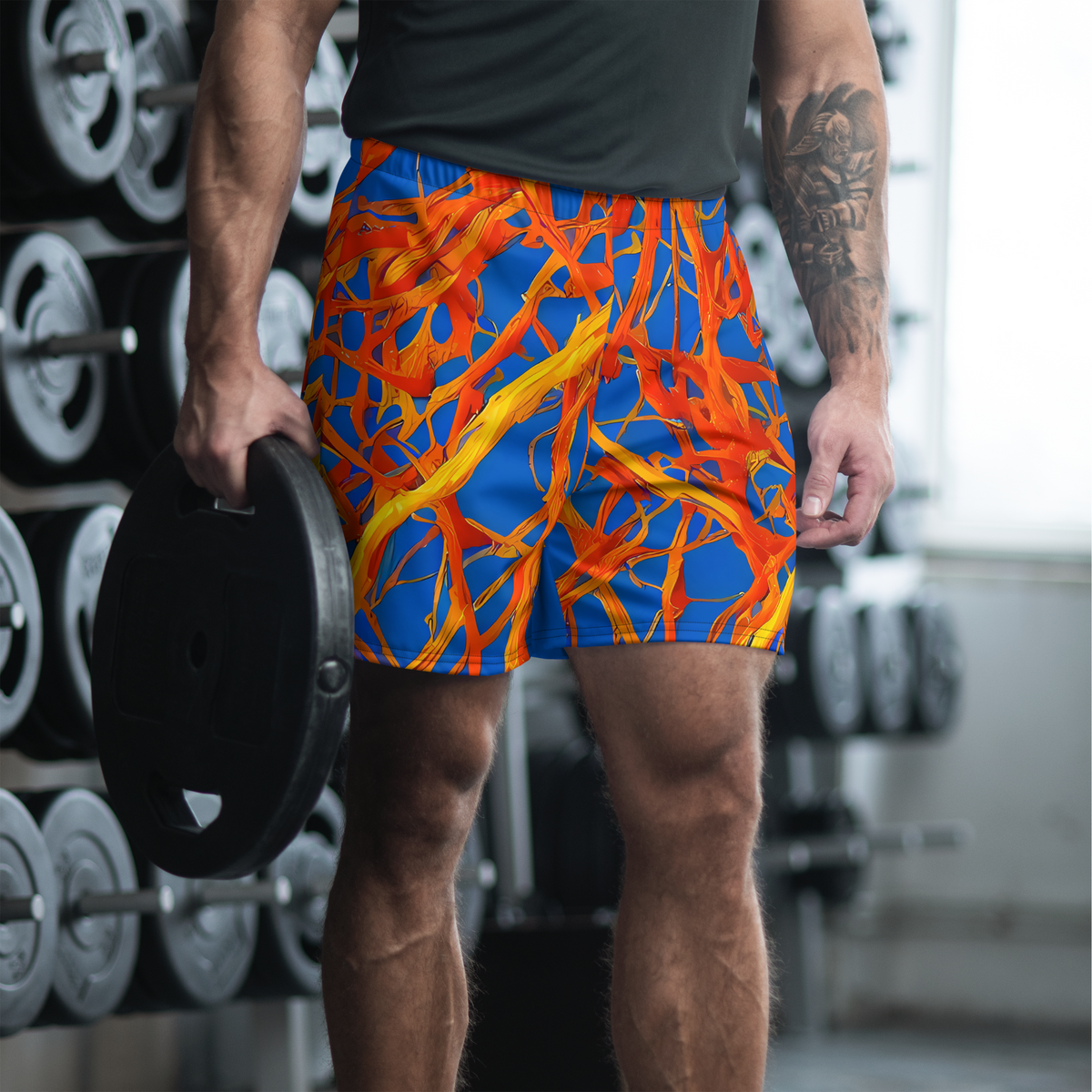 Men's Athletic Shorts - Vivid Plexus