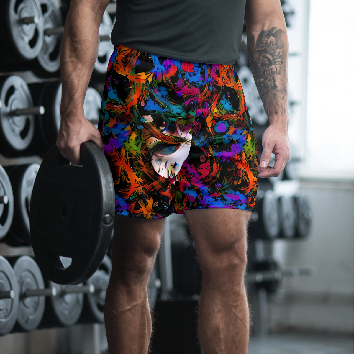 Men's Athletic Shorts - Sultry Smoke