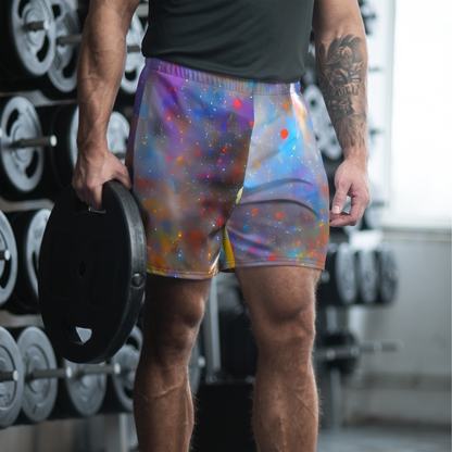 Men's Athletic Shorts - Impressionist Drift
