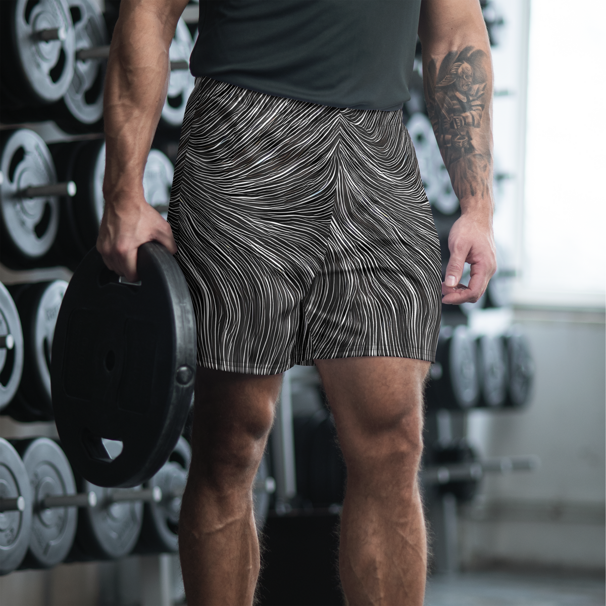 Men's Athletic Shorts - Wirth Waves