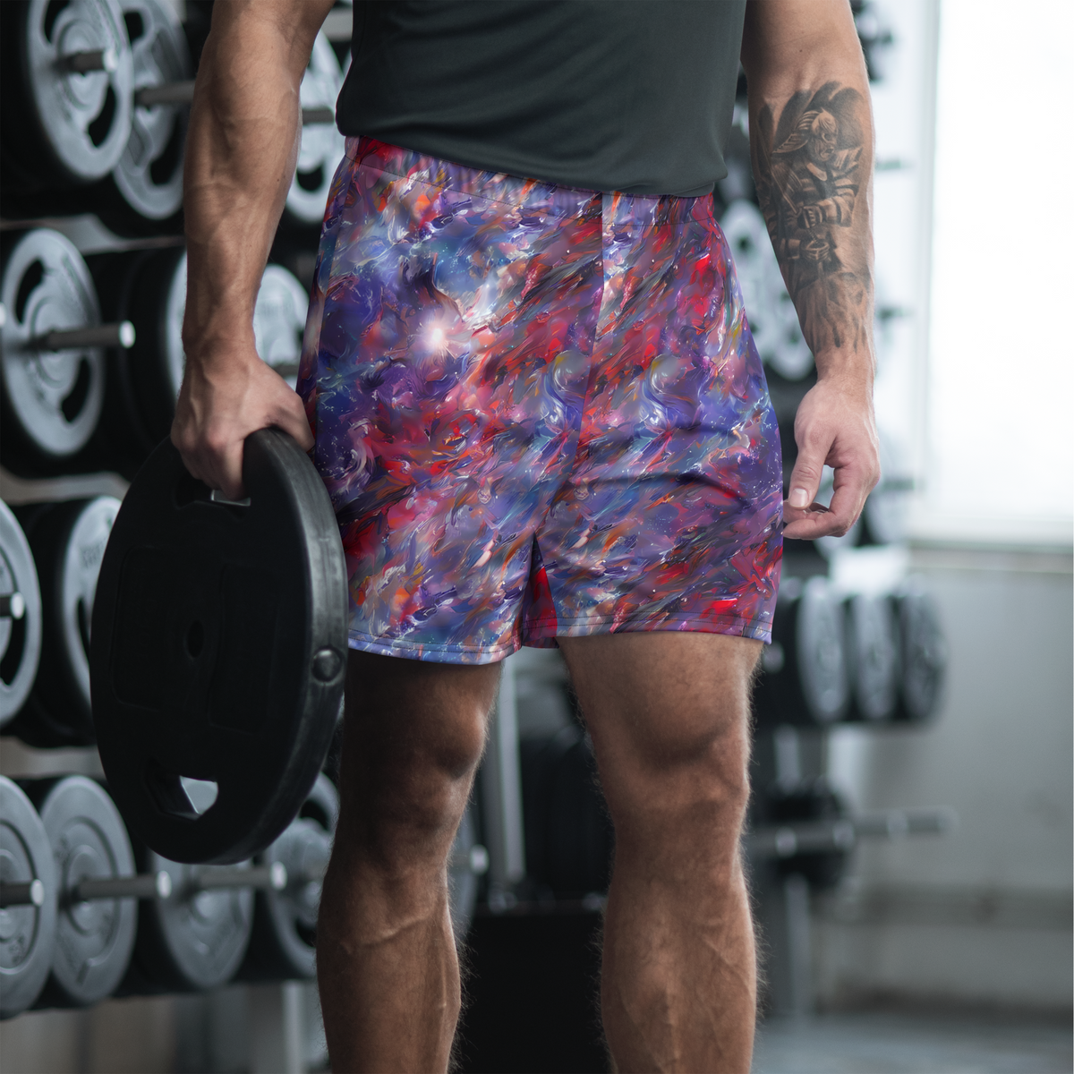 Men's Athletic Shorts - Nihei Nightscape