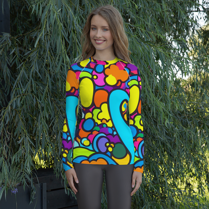 Women's Rash Guard - Pop Playland