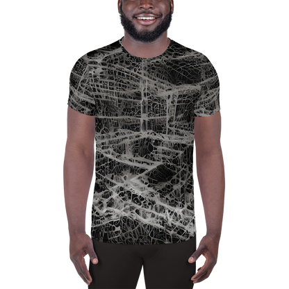 Men's Athletic T-Shirt - Monochrome Mesh