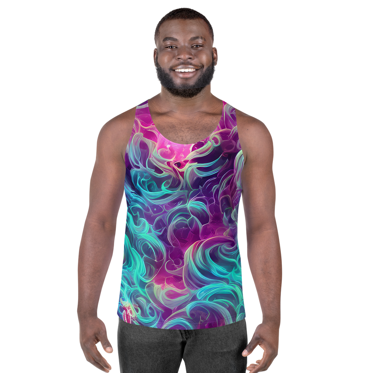 Men's Tank Top - Galactic Bloom