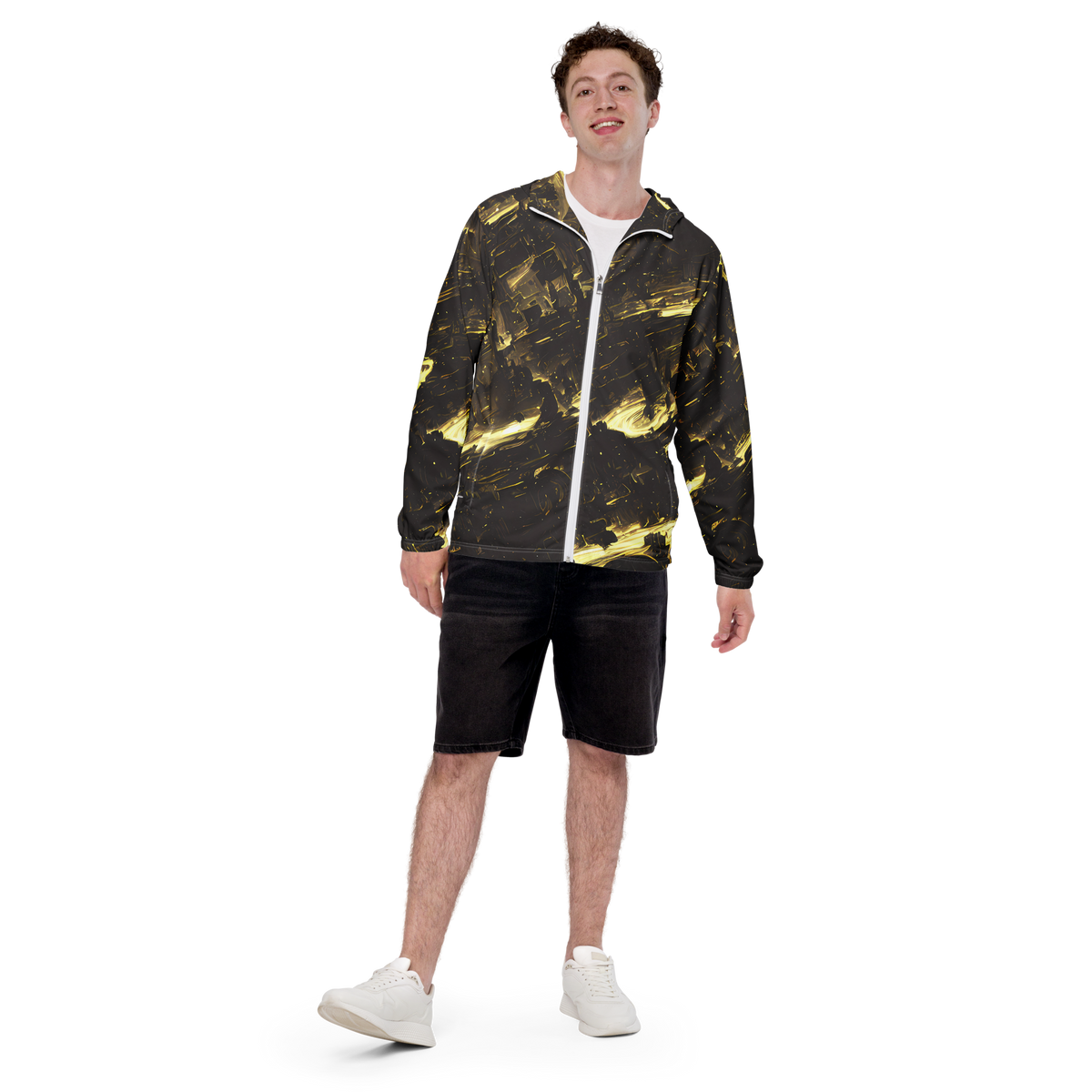 Men's Windbreaker - Oceanic Echo