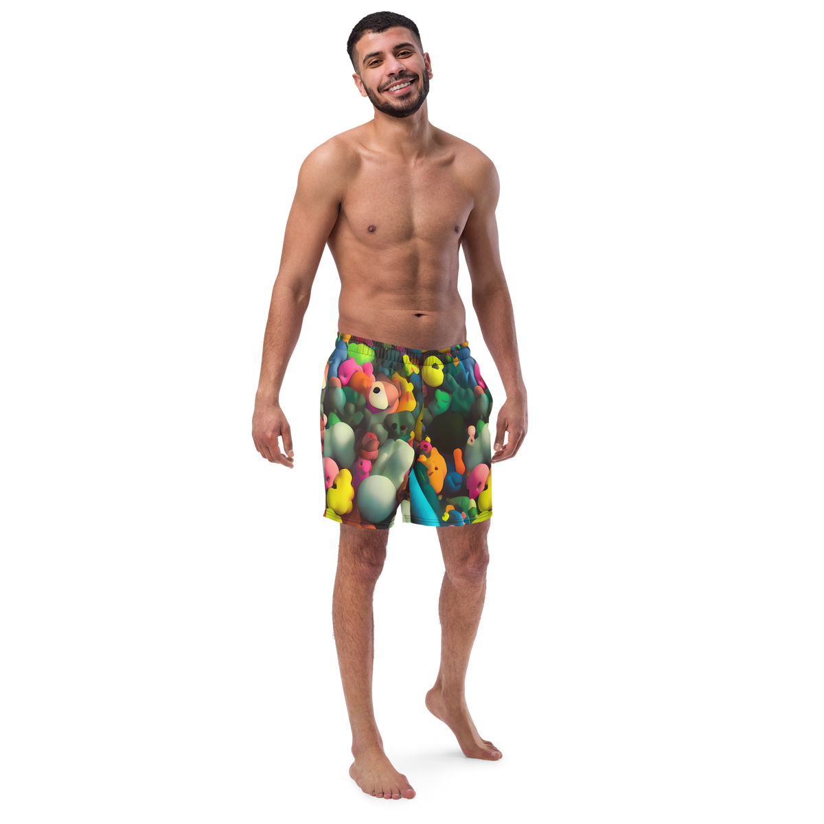 Swim Trunks - Bubble Pop Art