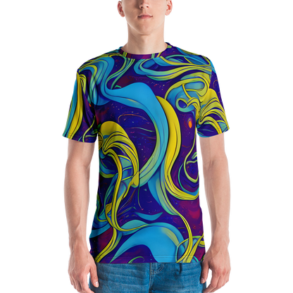 Men's Crew Neck T-Shirt - Stellar Swirls