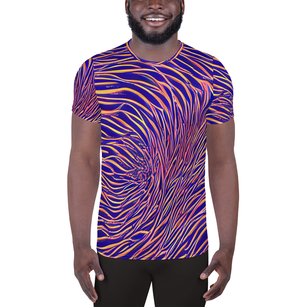 Men's Athletic T-Shirt - Vortex Strands