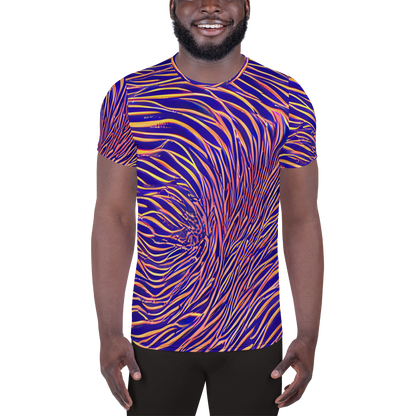 Men's Athletic T-Shirt - Vortex Strands