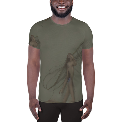 Men's Athletic T-Shirt - Valsecchi's Veil