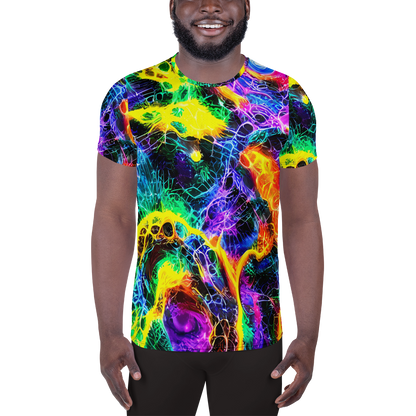 Men's Athletic T-Shirt - Vivid Veil