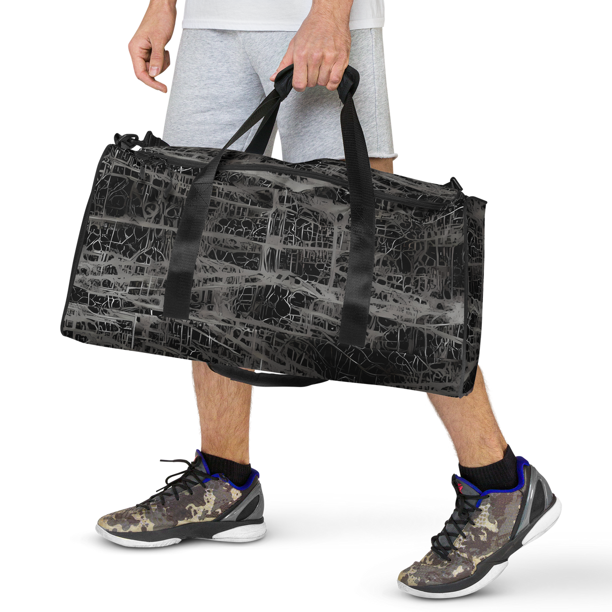 Duffle Bag - Monochrome Mesh