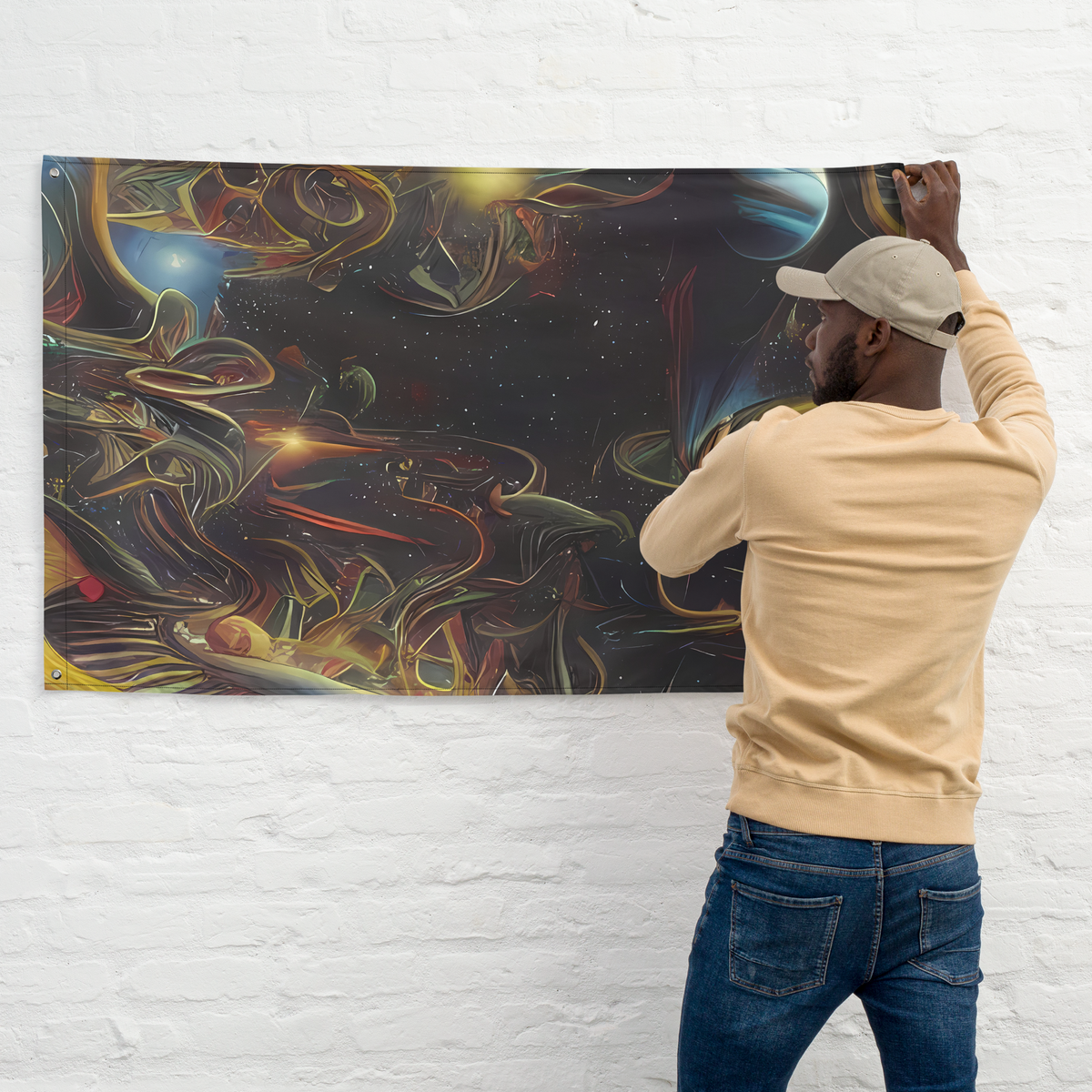 Flag - Galactic Swirl