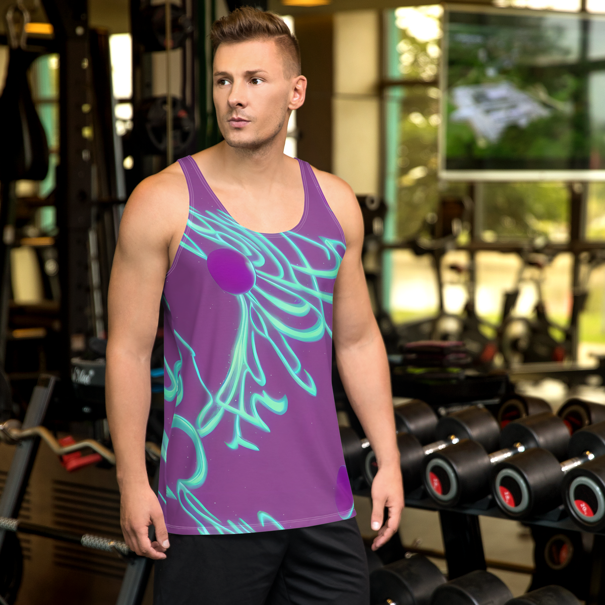 Men's Tank Top - Neon Drift