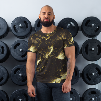 Men's Athletic T-Shirt - Oceanic Echo